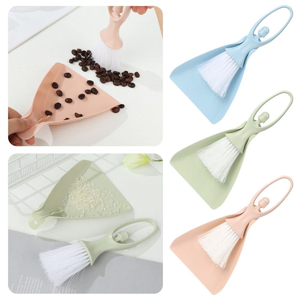 MUVAKO Chổi Quét Dọn Mini Tay Cầm Nhựa