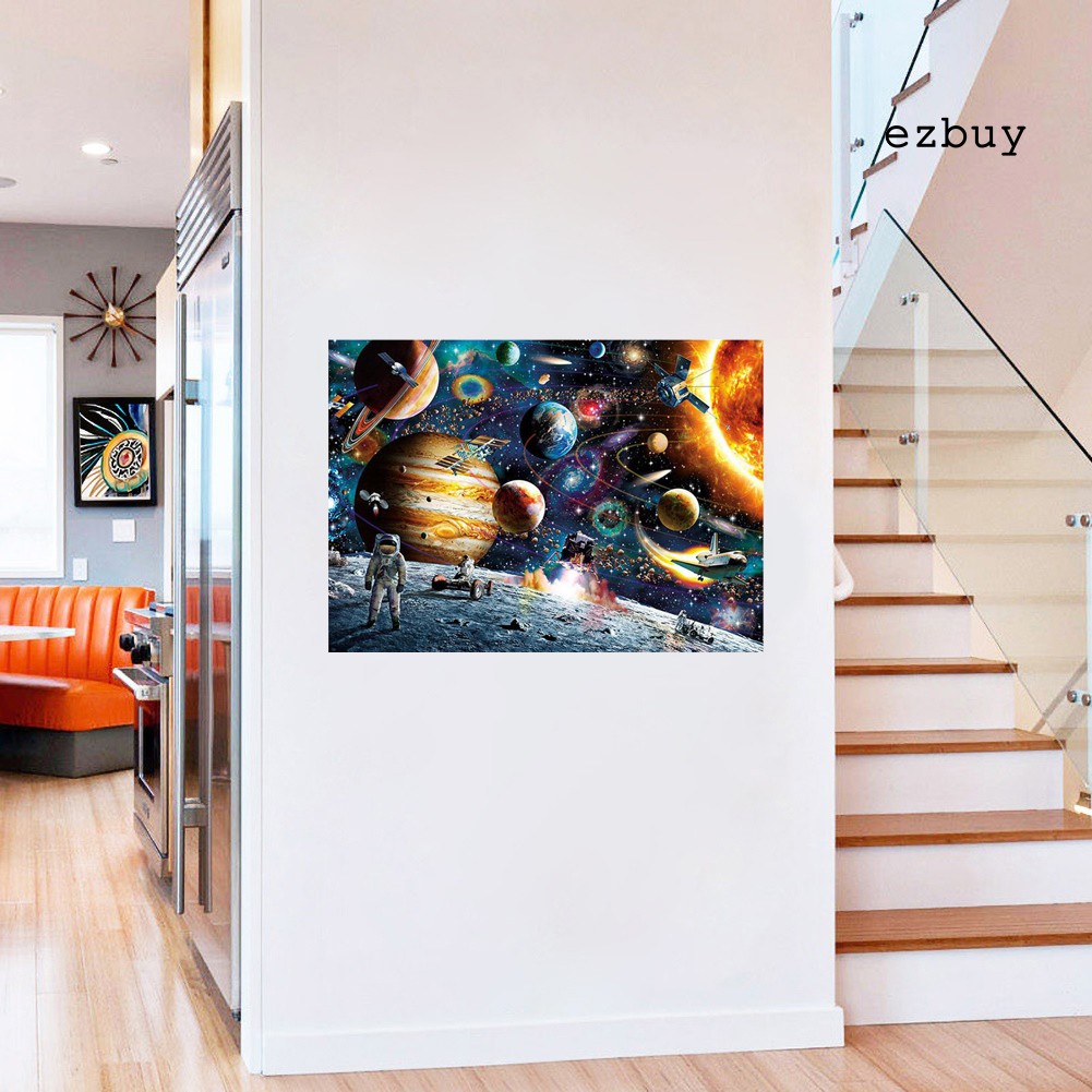 Set 1000 Miếng Giấy Xếp Hình Chủ Đề Vũ Trụ Cho Bé