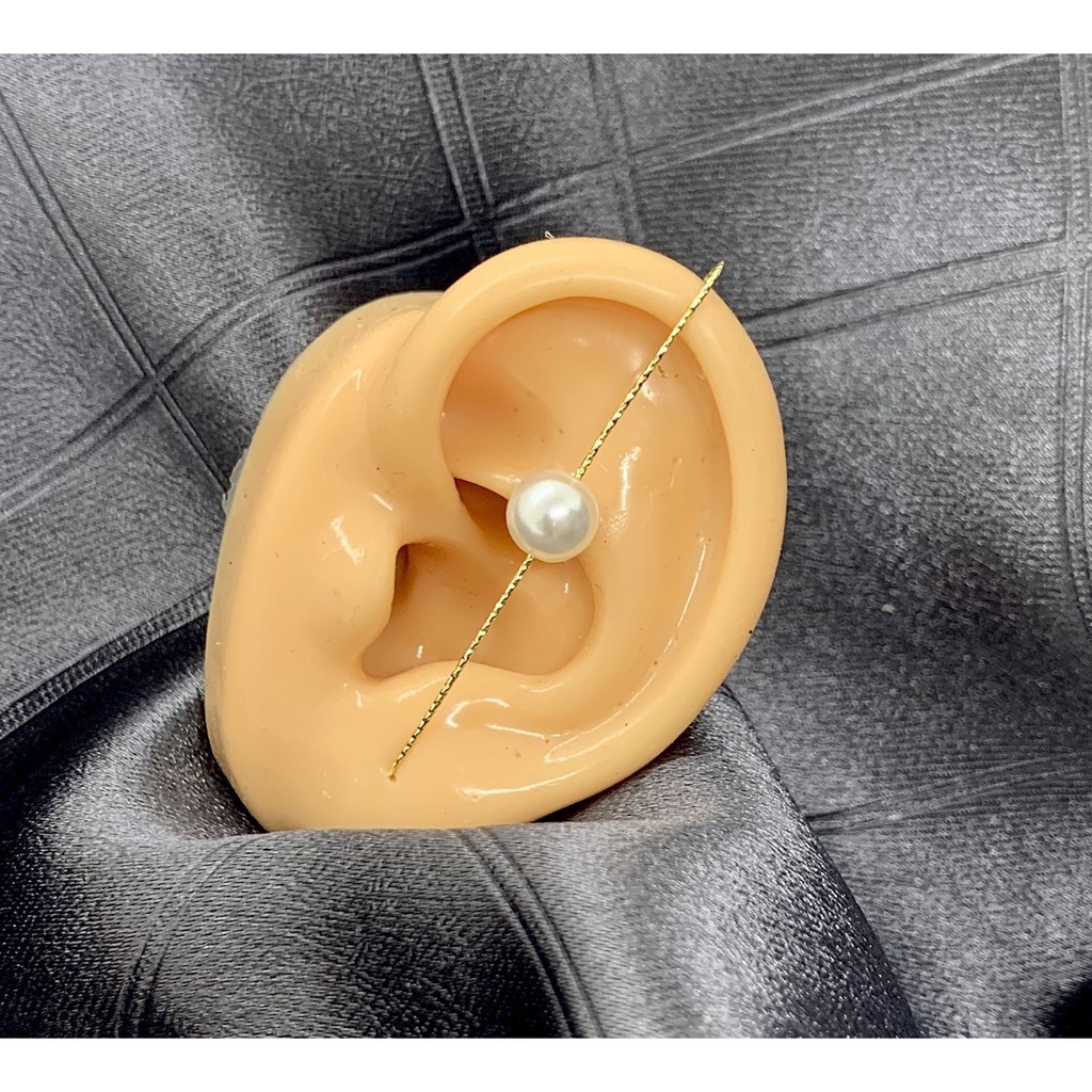 khuyên kẹp thanh dài cá tính - khuyên cách điệu thời trang