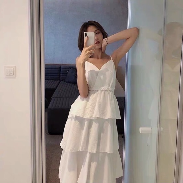 {order bigsize,45-90kg}Váy 2 dây maxi bigsize | BigBuy360 - bigbuy360.vn