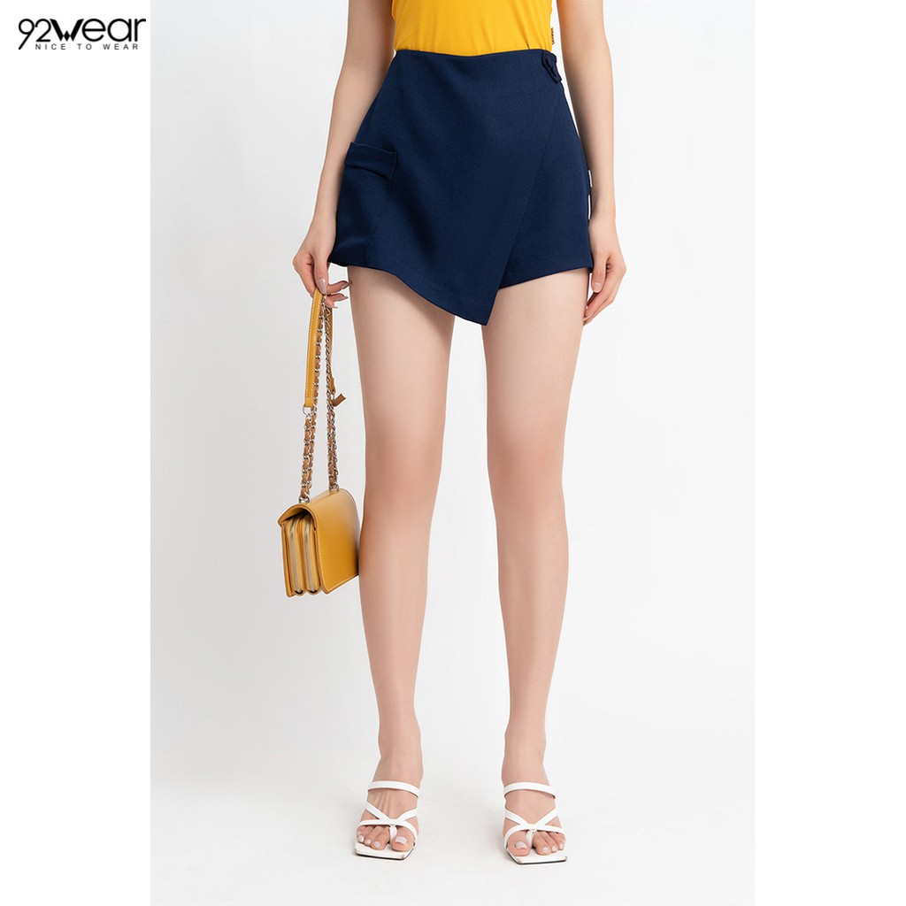 Quần short nữ 92WEAR 4 MÀU, đủ size, sooc xẻ tà túi ốp SVW0836 | BigBuy360 - bigbuy360.vn