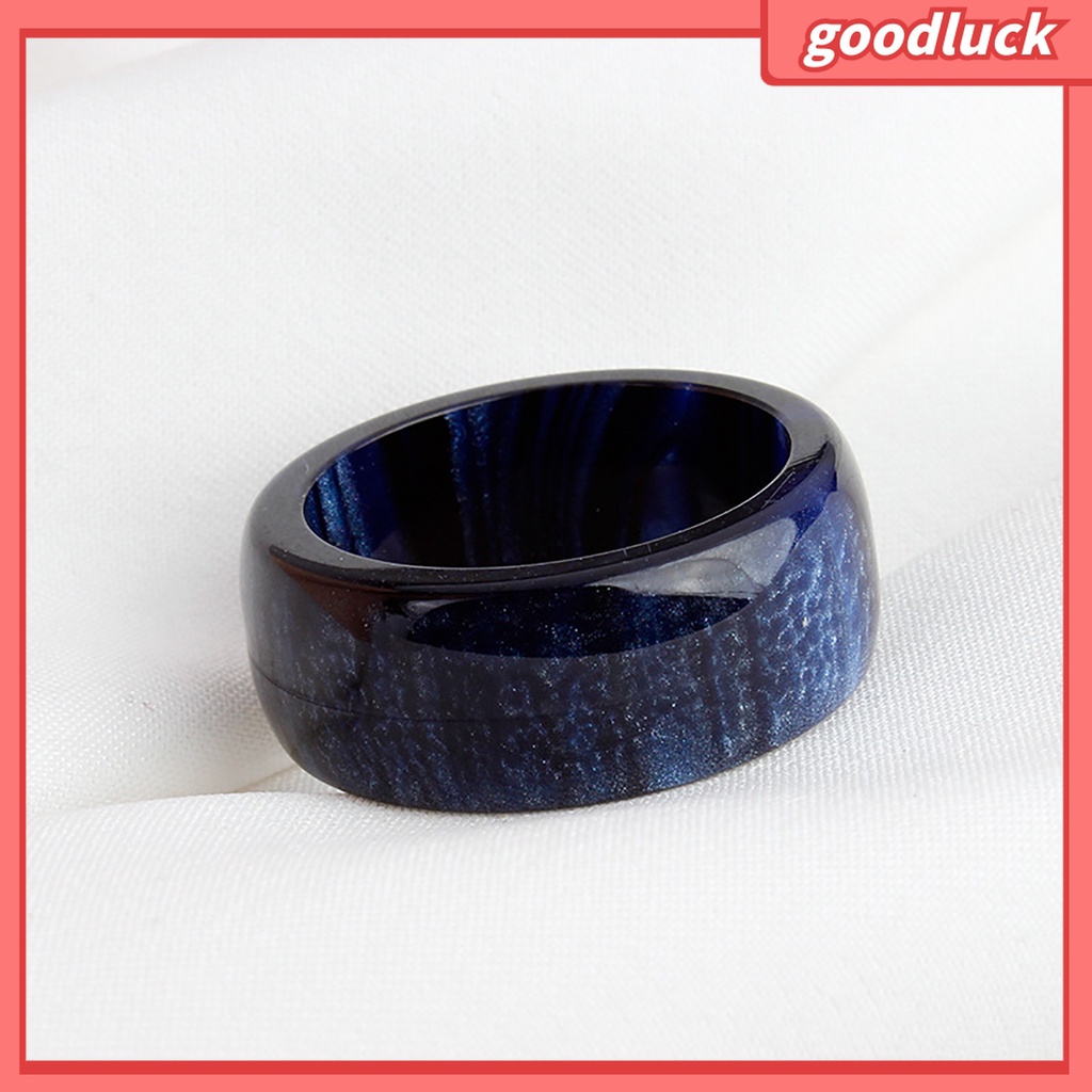 Nhẫn Acrylic Thay Đổi Màu Sắc Độc Đáo Thời Trang