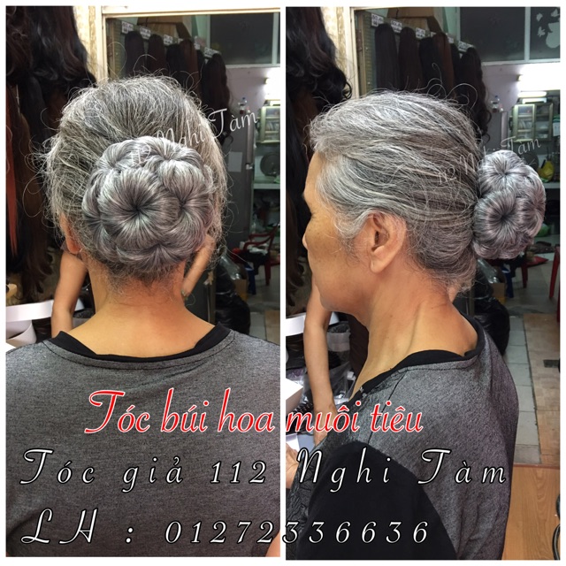 Búi tóc hoa siêu cấp