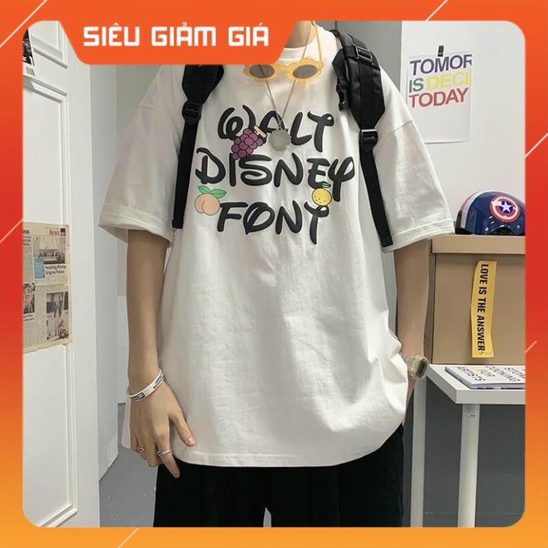 Áo phông Áo thun unisex from rộng cổ tròn tay lỡ freesize 38-70kg KIDDY