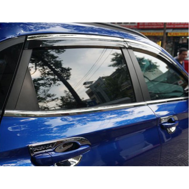 Bộ Ốp, Nẹp viền cong, chân kính Hyundai Kona( hàng chất )