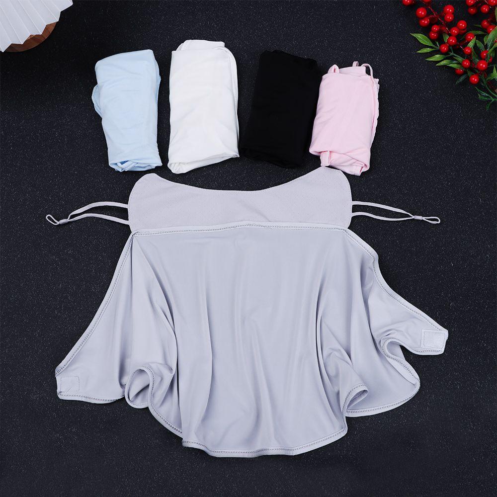 Khẩu Trang Bảo Vệ Cổ Bằng Lụa Lạnh Thoáng Khí Giặt Được MIHAN1