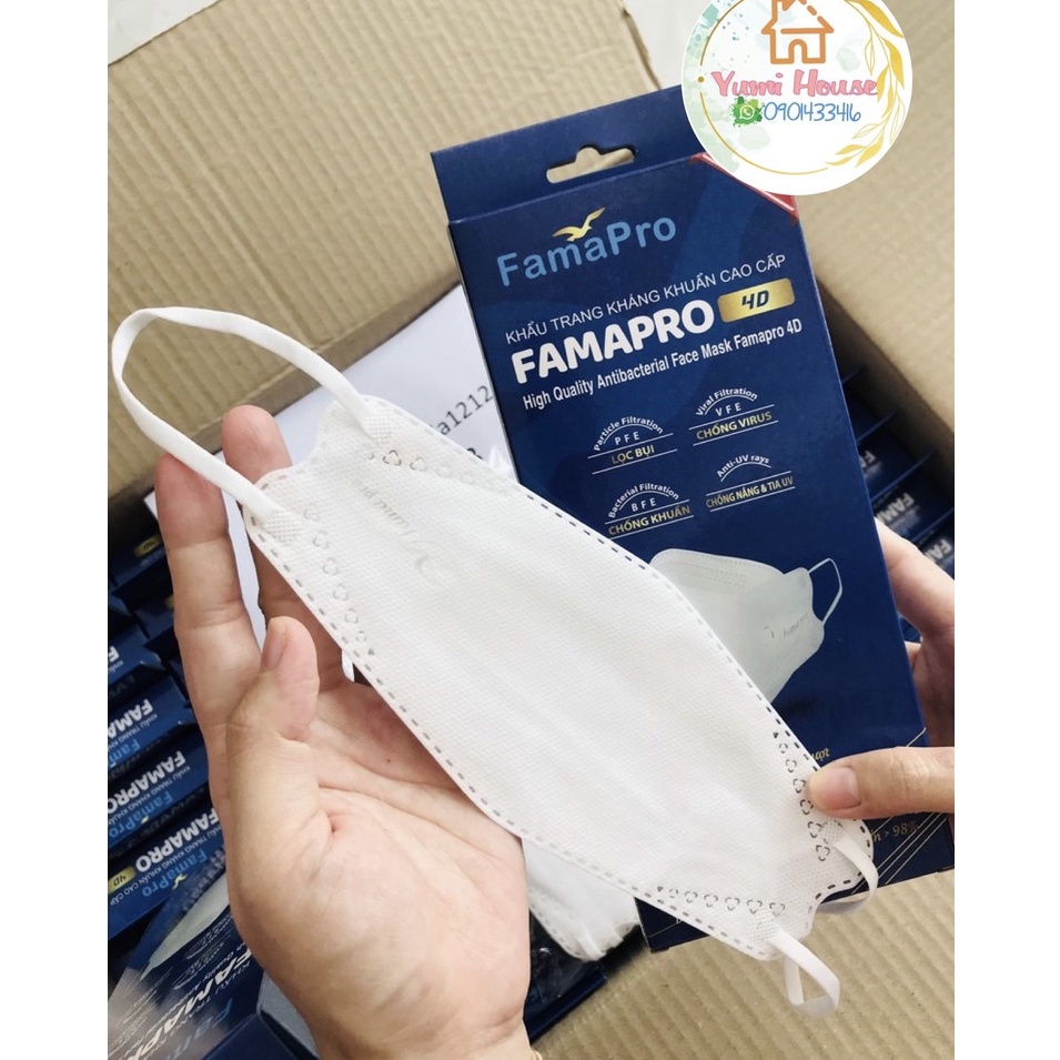 [SALE] Hộp 10 cái Khẩu Trang Famapro 4D (KF94) Chính Hãng Nam Anh