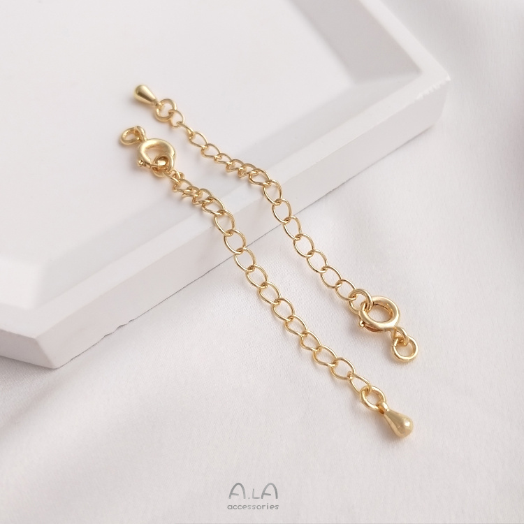 Dây Xích Đồng 14K Nhiều Màu Sắc Dùng Làm Trang Sức Thủ Công