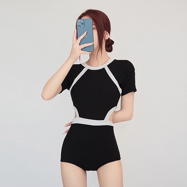 [ĐỒ BƠI CAO CẤP] Bikini 1 mảnh tay dài cut out cá tính (nhiều kiểu)