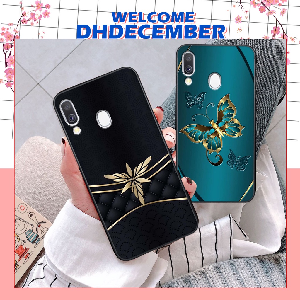 Ốp lưng Samsung A40 in hình hoa xinh xắn, hiện đại , thời trang ,phong cách