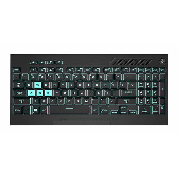 Miếng Silicone Bảo Vệ Bàn Phím Cho ASUS TUF Gaming 2022 F15 FX507 FX507Z FX507ZC F17 FX707 A15 FA507 A17 FA707 FA707R