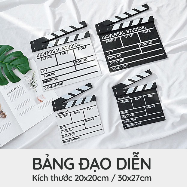 Bảng đạo diễn Clapper Board - Đạo cụ chụp ảnh