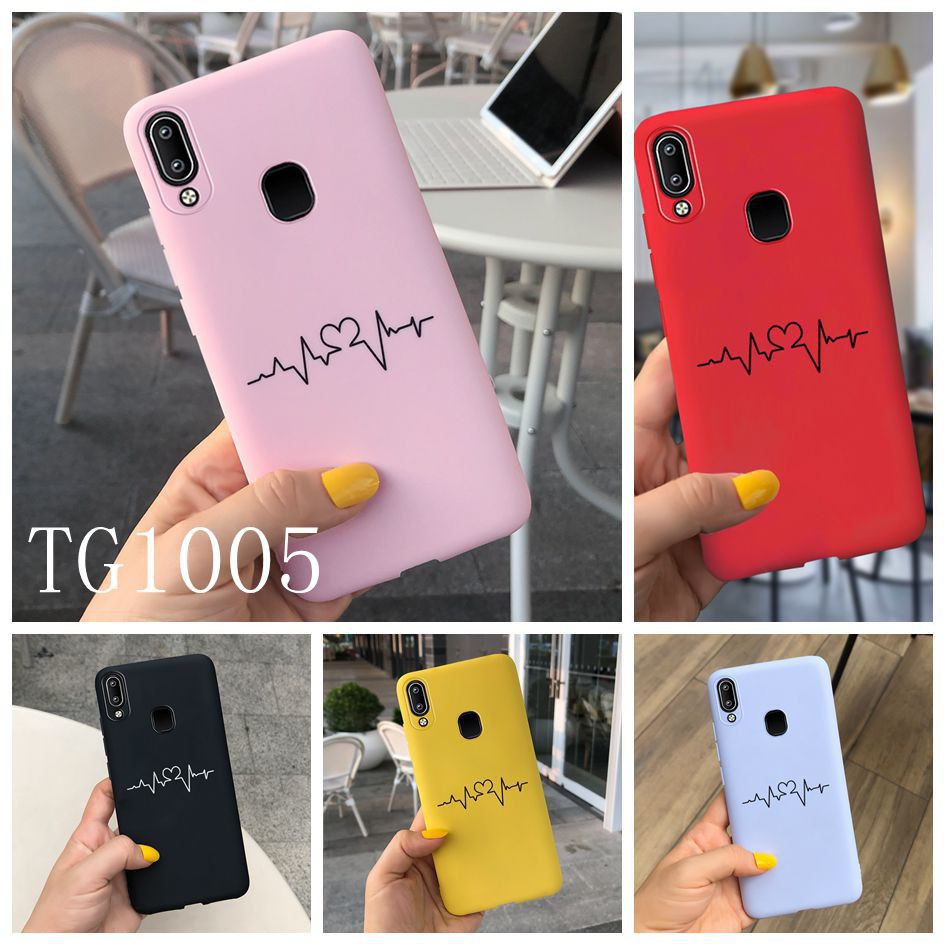 Vivo V9 V11 Pro Y19 Y17 Y15 Y12 Y11 2019 Y91 Y91C Y81 Y95 Y81i Y91i Pink Lover Heart Queen Princess Case Soft TPU Cover