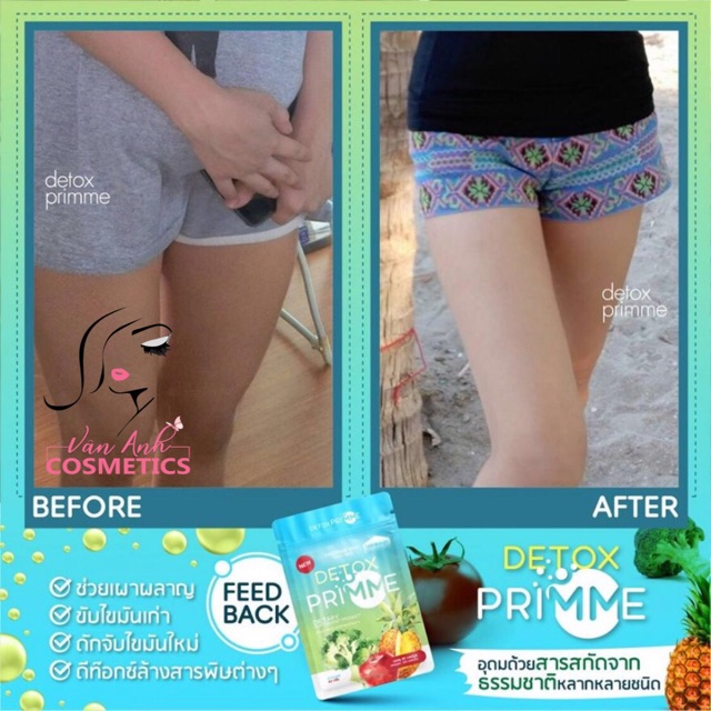 (Mẫu mới 2020)Detox Thái Lan viên uống khử mỡ giải độc PRIMME DTX | BigBuy360 - bigbuy360.vn