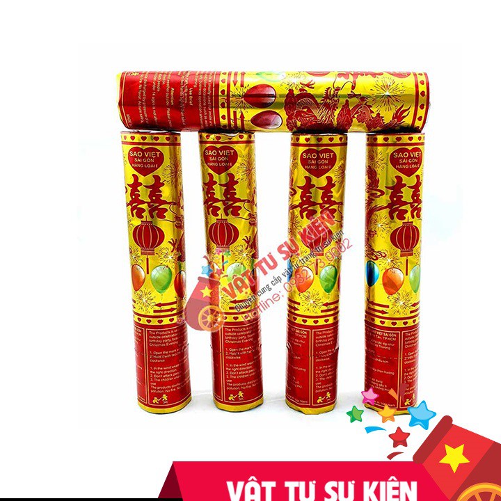 Pháo phụt kim tuyến 1 cây