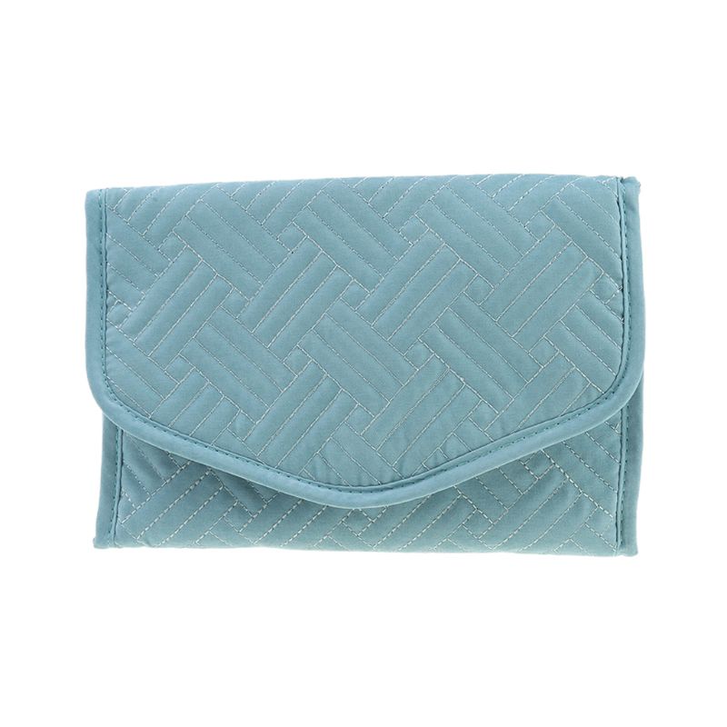 Flgo Hộp Đựng Trang Sức Vòng Cổ / Vòng Tay / Nhẫn Có Thể Gập Lại Dùng Khi Đi Du Lịch