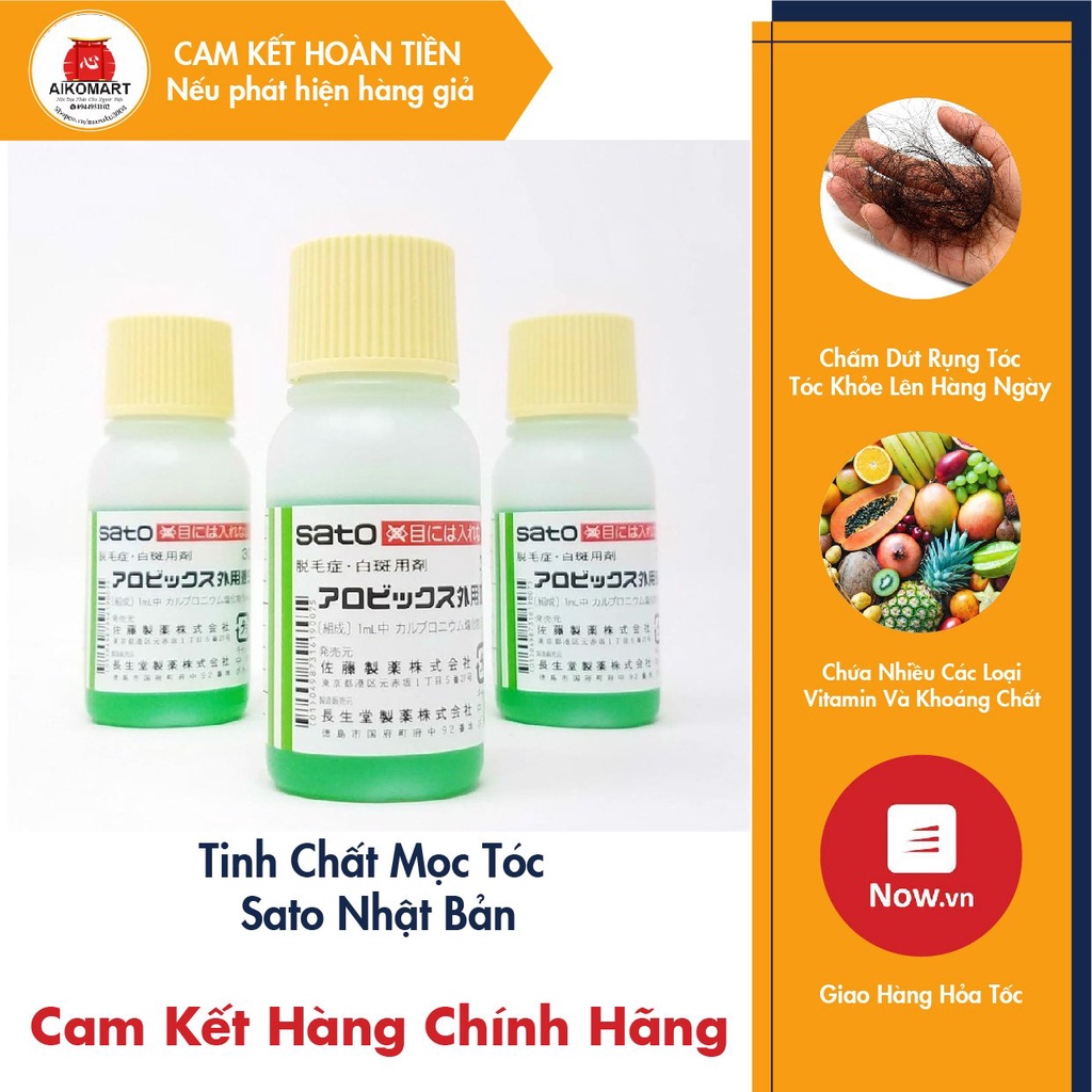 TINH CHẤT MỌC TÓC SATO NHẬT BẢN