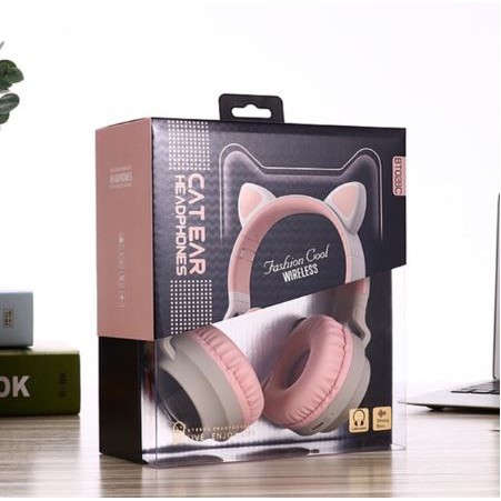 [FULLBOX ] Tai Nghe Tai Mèo HEADPHONE CATEAR Model BT028C Bluetooth 5.0 Chống Ồn, Bass Chắc, Êm Tai | BigBuy360 - bigbuy360.vn