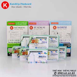 COMBO Flashcard Tiếng Nhật trung cấp N2 (kanji, từ vựng, ngữ pháp)
