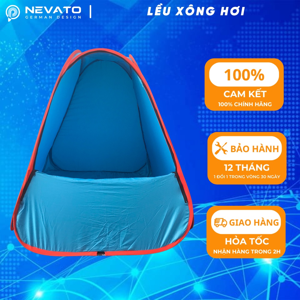 Lều Xông Hơi Cao Cấp Tự Bung Giữ Nhiệt Nevato Kích Thước 110cm x 110cm x 110cm