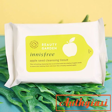 Giấy tẩy trang Innisfree Apple Seed Cleansing Tissue 15-30 miếng/gói | BigBuy360 - bigbuy360.vn