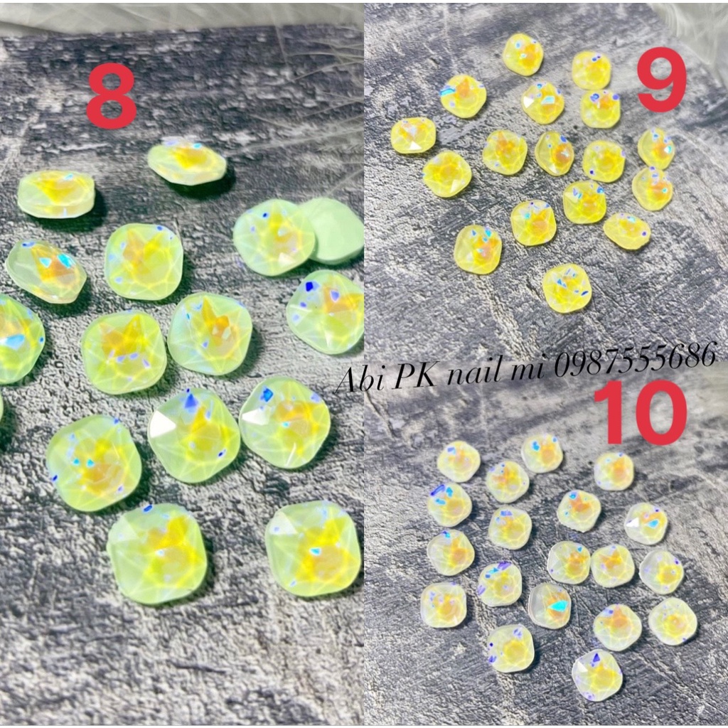 Đá khối trang trí móng móng túi 10 viên.