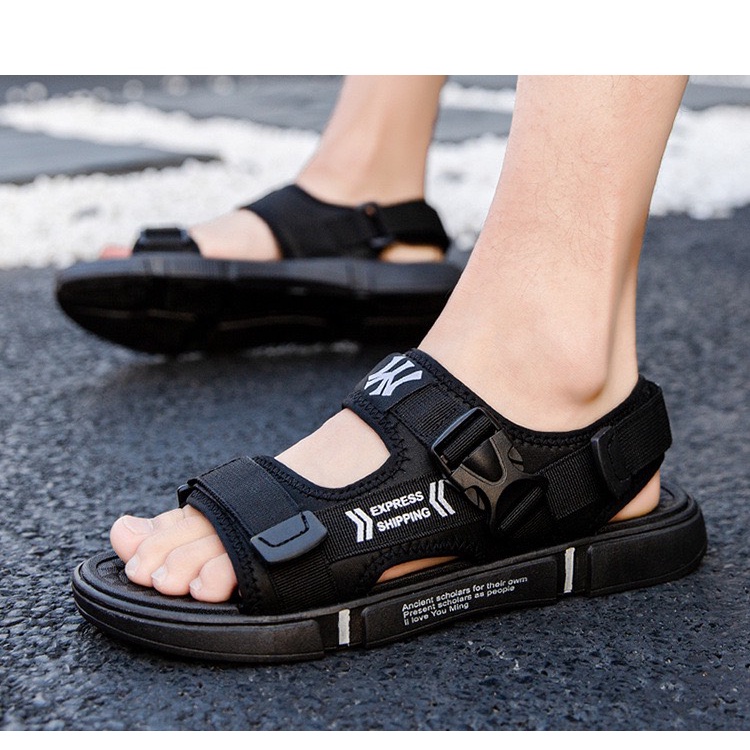 Sandal nam 2 quai Bấm MMY cao cấp 2 màu