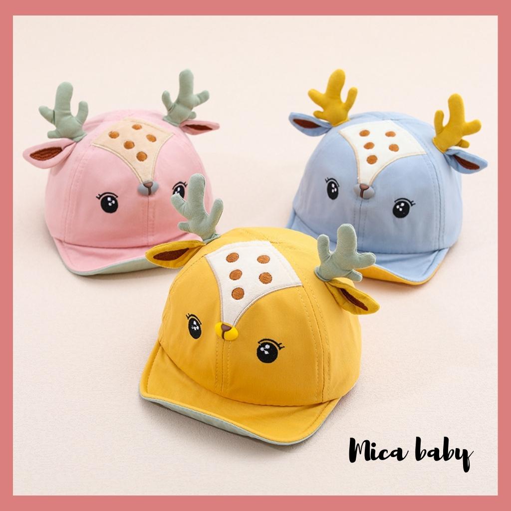 Mũ lưỡi trai hình nai dễ thương cho bé MH119 Mica Baby