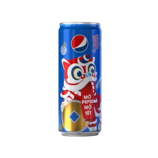 Lốc 6 lon nước ngọt Pepsi Cola 330ml