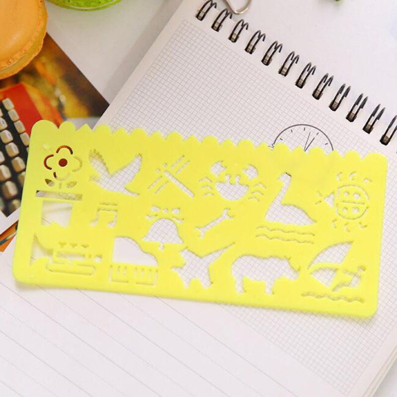 Set 4 Thước Vẽ Hình Tiện Lợi Sáng Tạo Cho Trẻ Em