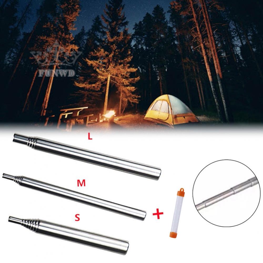 【FUNWD】Outdoor Telescopic Pocket Bellows Survival Fire Camping Blowing Torch S/M/L brand new and high quality