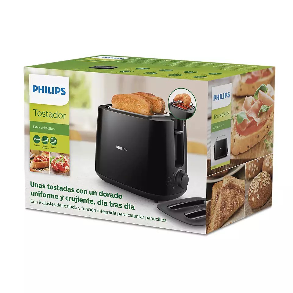 Máy nướng bánh mì Philips HD2582 - Hàng chính hãng