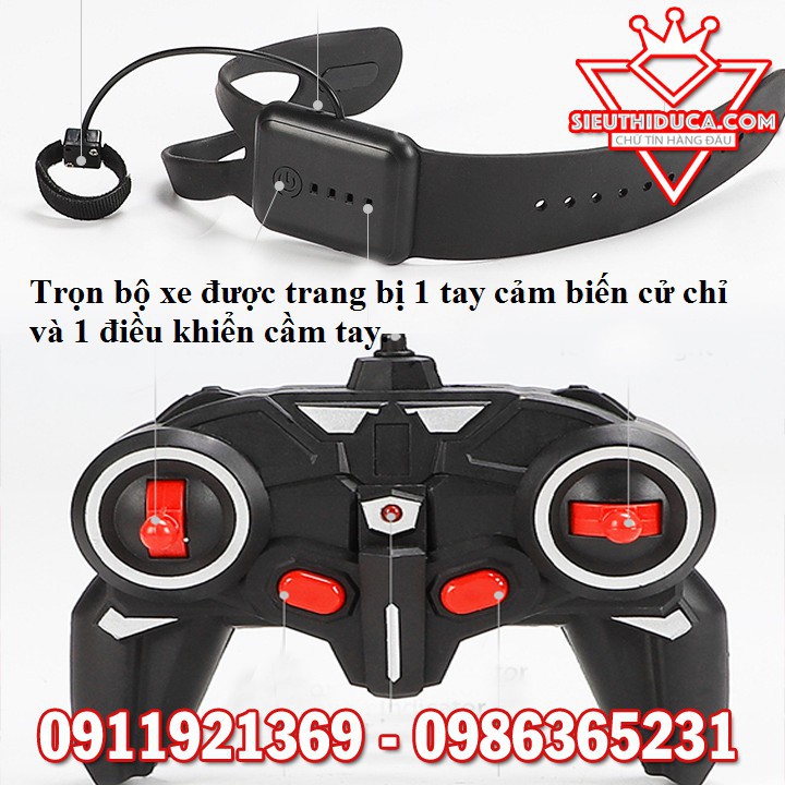 Xe Ô Tô Điều Khiển Từ Xa Bằng Cử Chỉ Tay Và Remote Từ Xa CX-60 Chạy Pin Sạc - Đồ Chơi Giá Rẻ