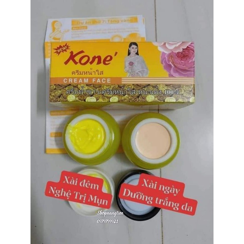 Combo 10 kem cặp kone vàng cho da nhạy cảm và da yếu