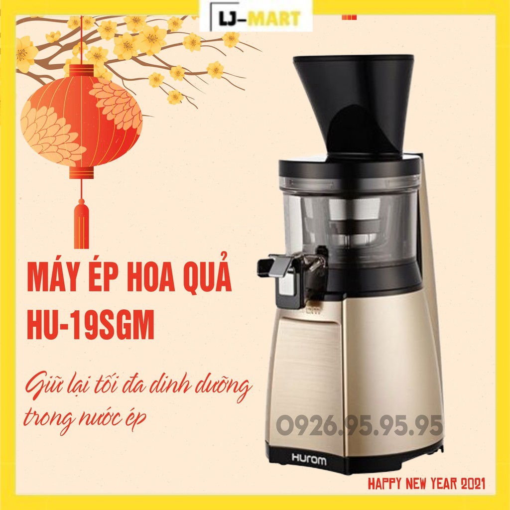 Máy ép chậm Hurom HU-19SGM -Hàng Hàn Quốc CHÍNH HÃNG -(Thiết bị Máy Móc Pha Chế - ĐỒ GIA DỤNG GIA ĐÌNH )