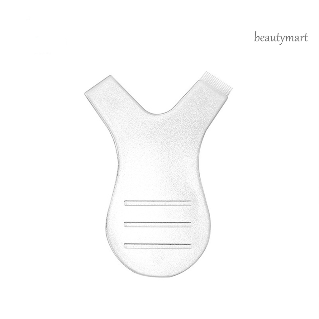 [Hàng mới về] Bộ 10 lược chải mi làm từ nhựa hình chữ Y uốn cong mi tự nhiên bên bỉ