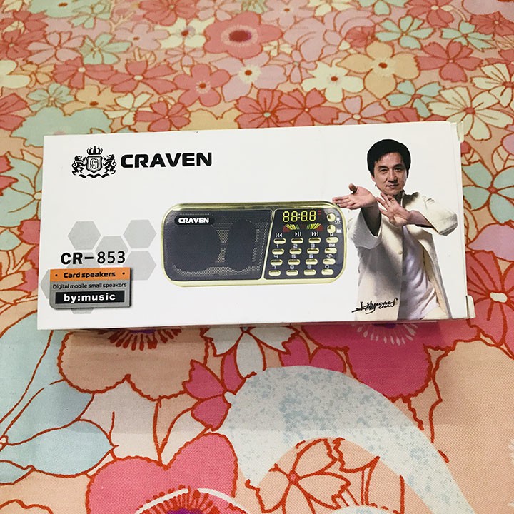 Loa Nghe Nhạc Thẻ Nhớ USB Craven CR 853 3 Pin siêu trâu.