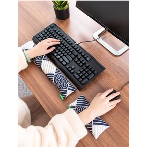 Kê tay bàn, kê tay chuột bằng vải nhẹ nhà êm ái