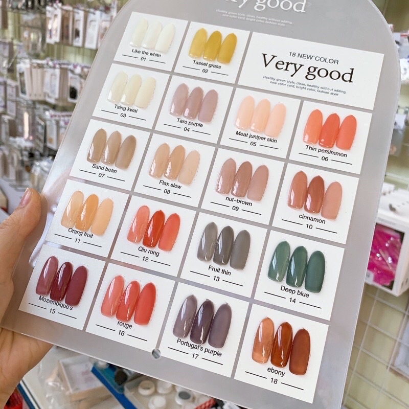[ HOT ] Set thạch 18 màu chuẩn hãng VERY GOOD