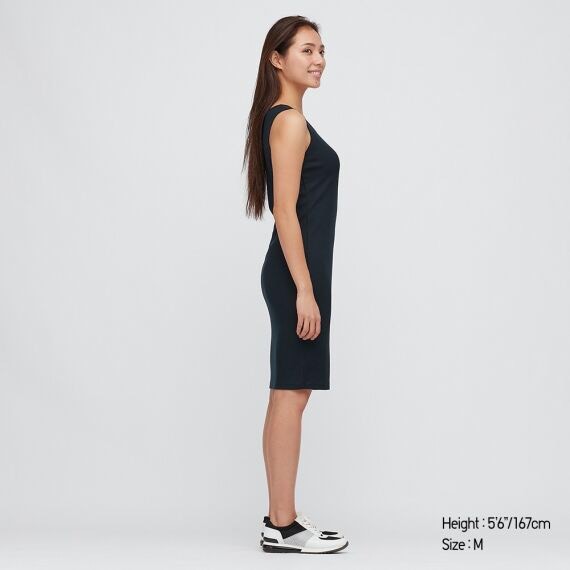 Đầm thun gân sát nách xuất Nhật