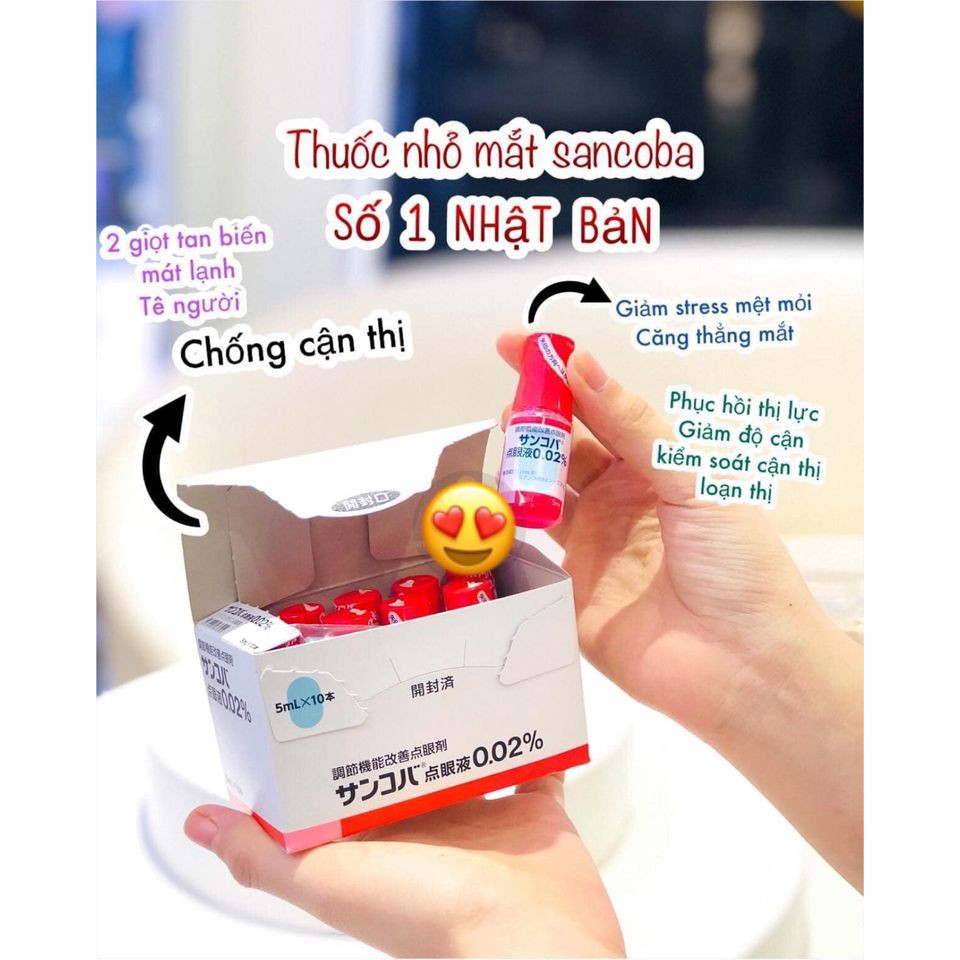 NHỎ MẮT GIẢM C.Ậ.N THỊ SANCOBA NHẬT BẢN