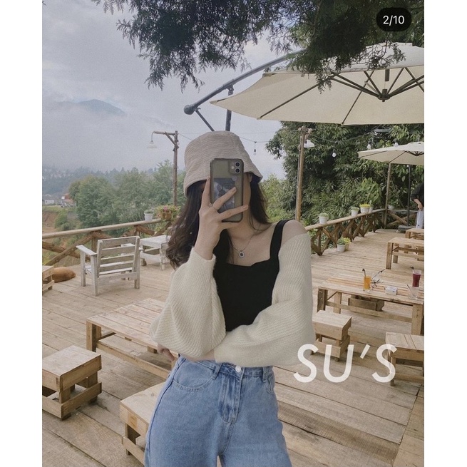 Áo Croptop 3 Màu kèm mút Ngực