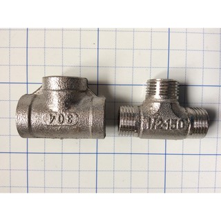 Tê ren trong - tê ren ngoài inox ren 15