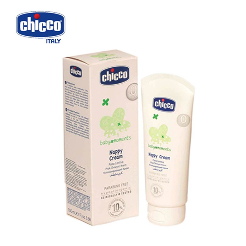 Kem hăm CHICCO 0m+ tuýp 100ml, kem hăm dưỡng da cấp ẩm an toàn cho bé - Monnie Kids