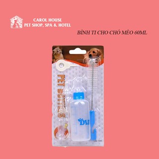 Bình ti cho Chó con Mèo con 60ml