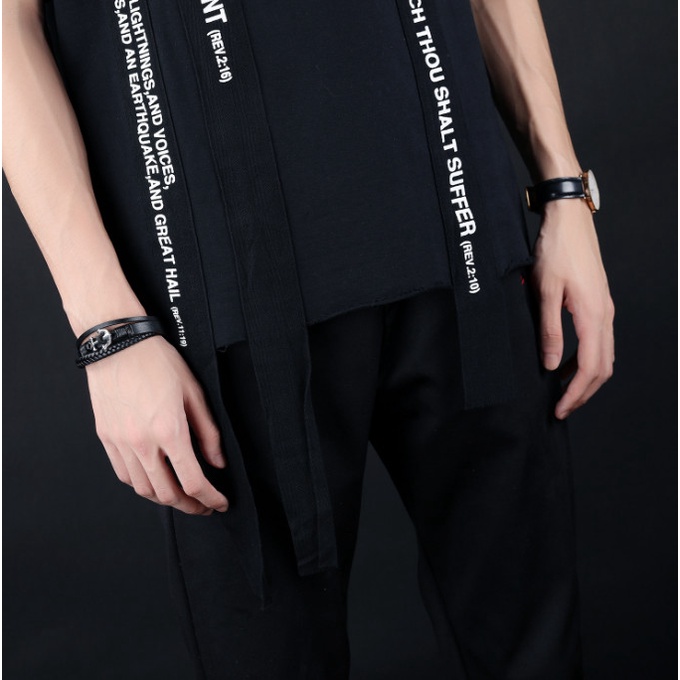 Vòng Tay Nam Mỏ Neo Titan Ko Han Rỉ TT 3981