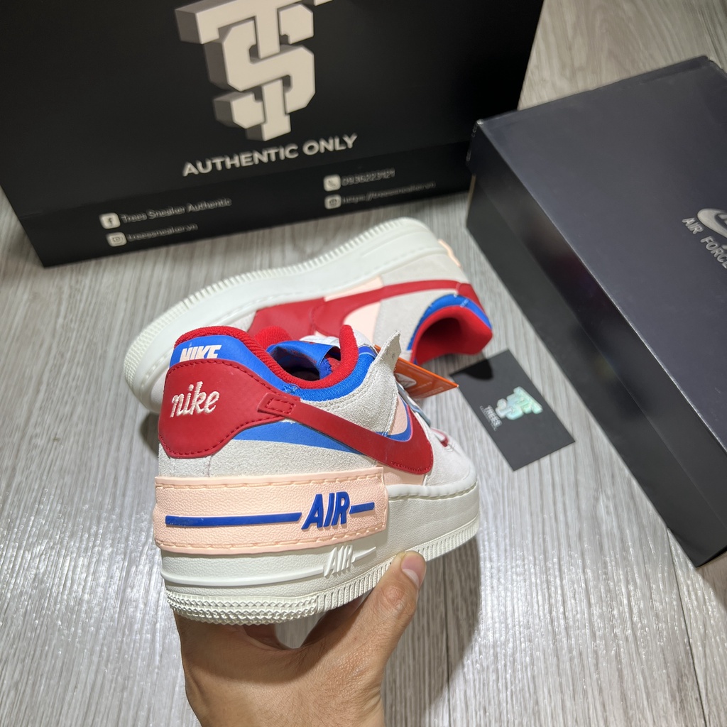 [CHÍNH HÃNG] Giày thể thao NIKE AIR FORCE 1 SHADOW SAIL RED