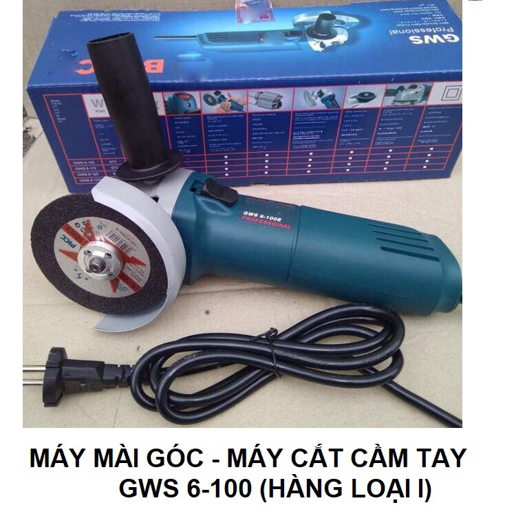 Máy Mài Góc Máy Cắt Cầm Tay BOS-GWS 6-100 Ốp 1 Tấc Công Tắc Thân