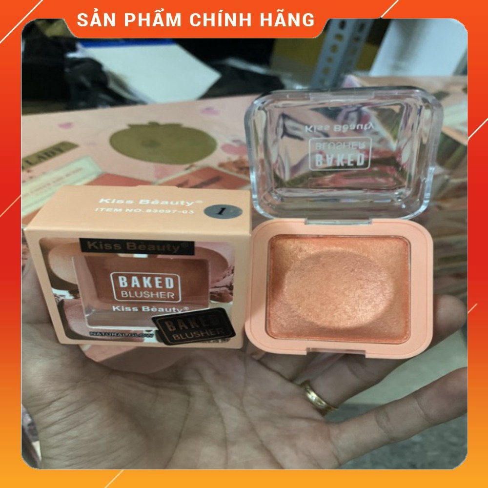 [ Giá tại kho ] Phấn má hồng vuông Baked Blusher kiss beauty Thái Lan Linh Kiện Thiện Phát - 308 Thống Nhất Là nhà phân 