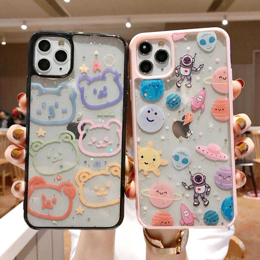 Ốp lưng iphone Cartoon Space 5/5s/6/6plus/6s/6s plus/6/7/7plus/8/8plus/x/xs/xsmax/11/11pro/11 promax - Shin Case | BigBuy360 - bigbuy360.vn